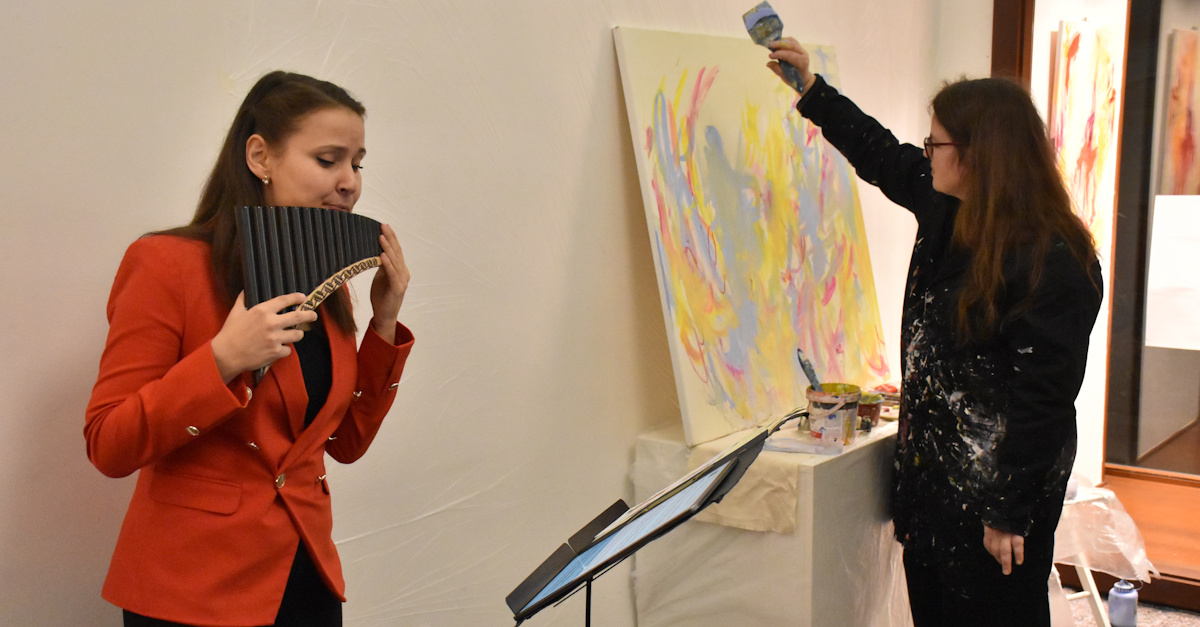 Panflöte „mal“ Bild